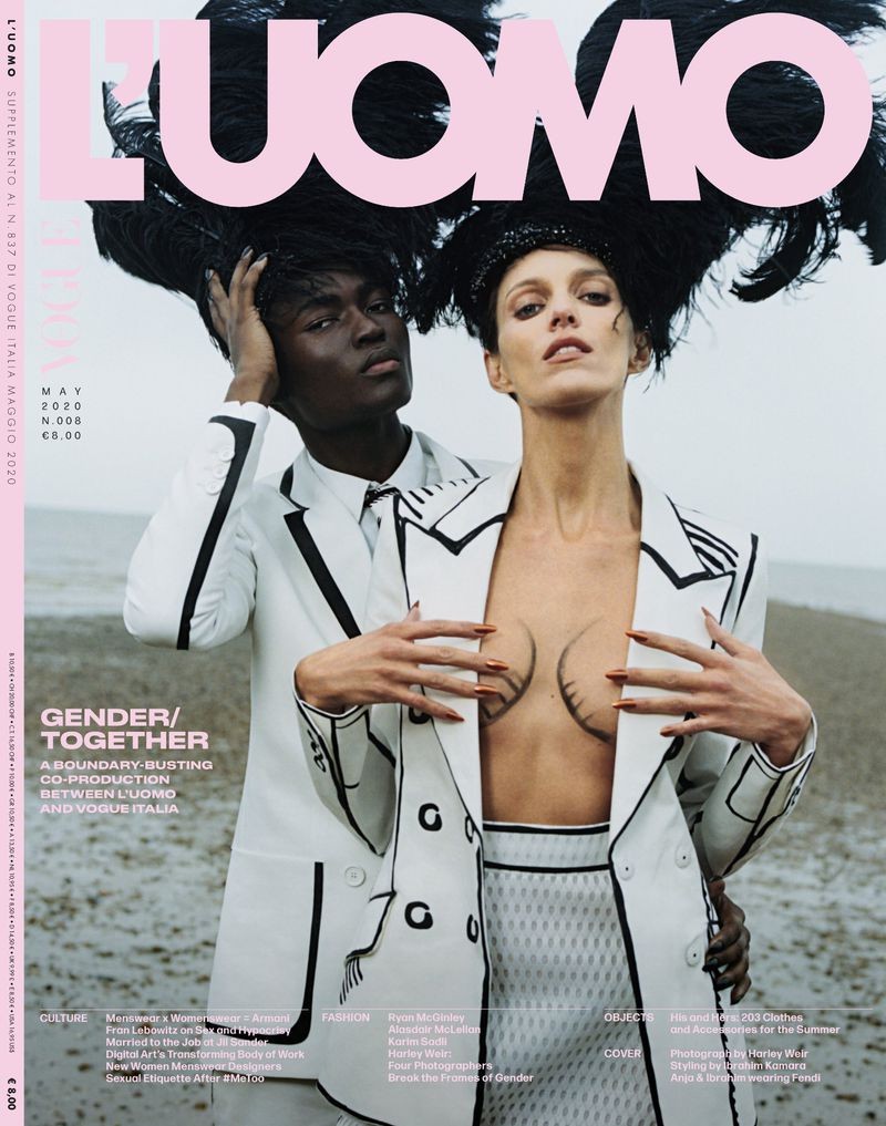 Harley-Weir-Anja-Rubik-Ibrahim-Kamara-L’Uomo-Vogue-May-2020-1