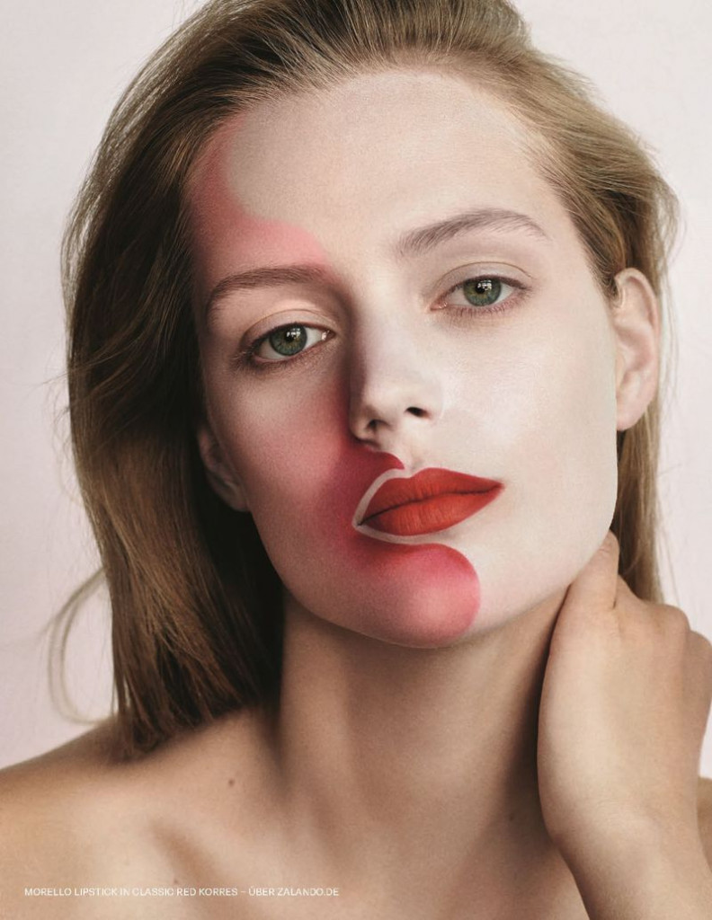 Armin Morbach Loni Baur collaborate on editorial Lippenbekenntnis for TUSH Magazine-7