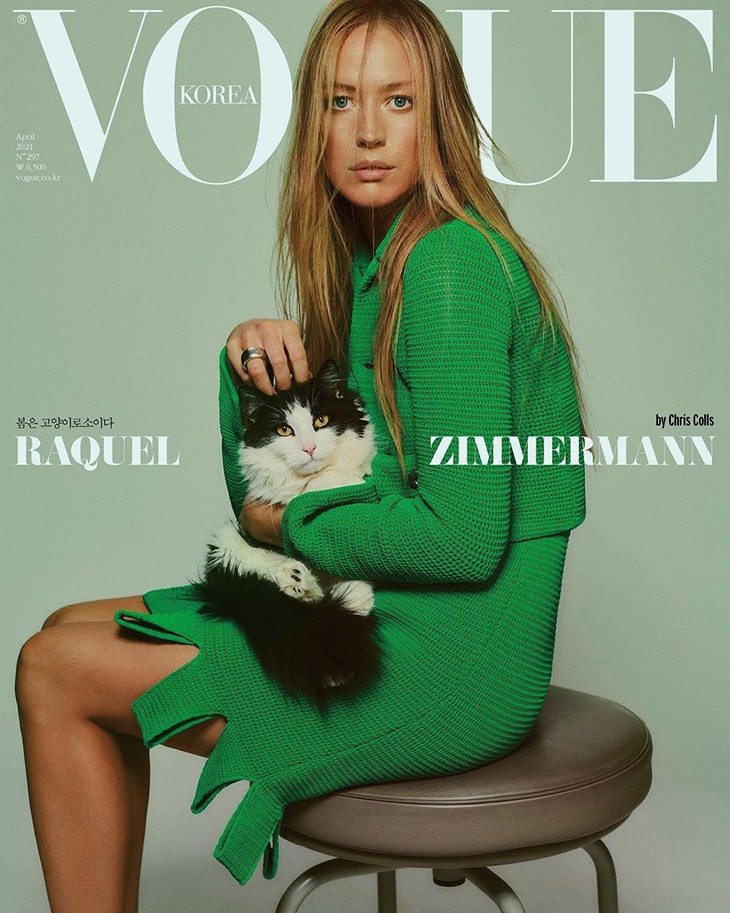 Raquel Zimmermann in Vogue Korea photographed by Chris Colls and Make up by Fulvia Farolfi-6