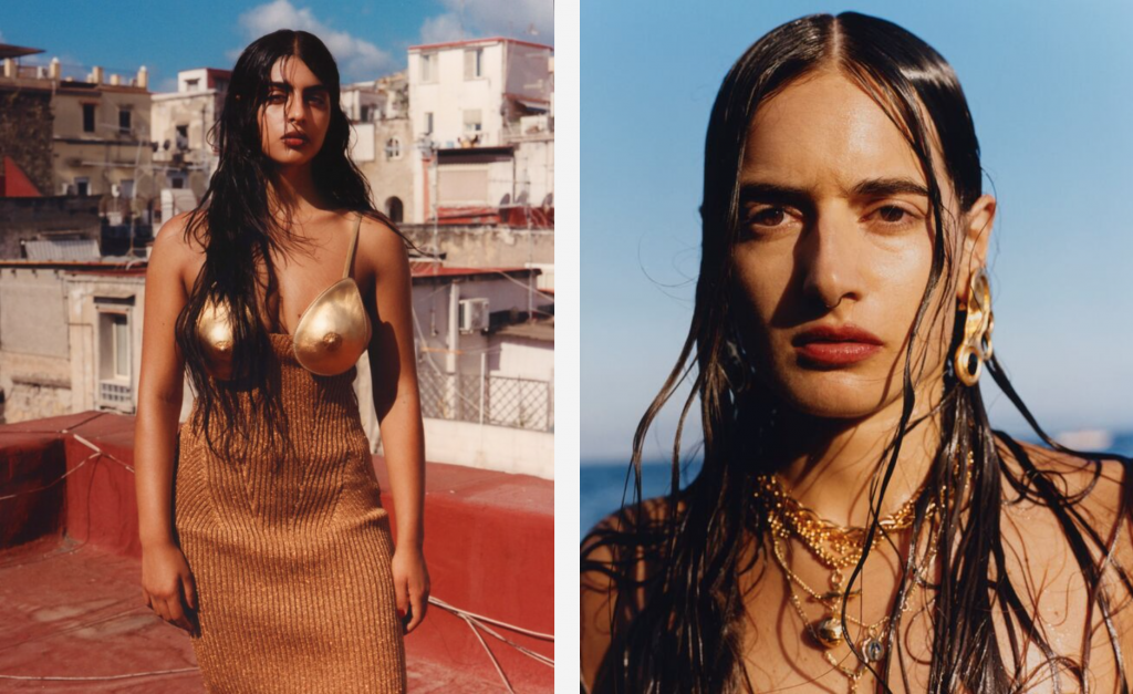 Mariaelena Morelli styles for The Napoli Issue X Vogue Italia-1