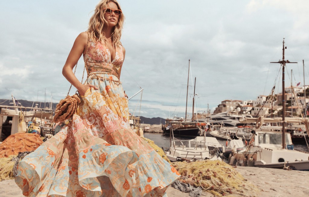 ZIMMERMANN Resort 2022 – The Postcard campaign – starring supermodel Anna Ewers photographed by fashion photographer Benny Horne-4