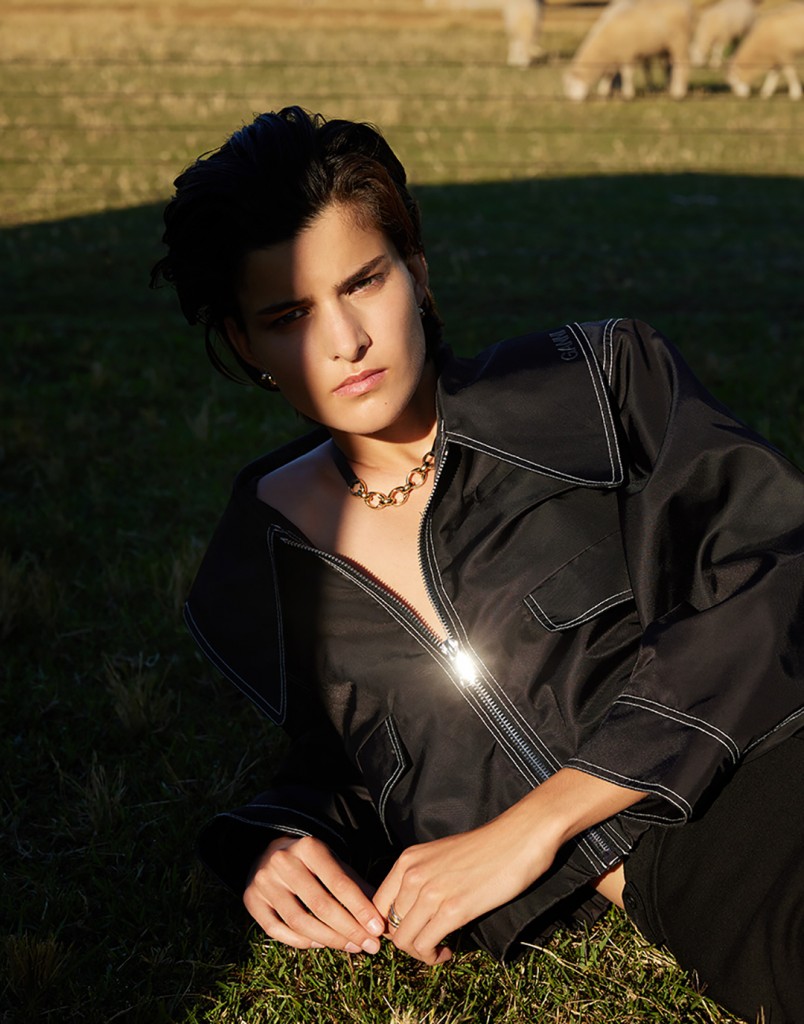 photographer Manolo Campion and model Astrid Holler for ISSUE Magazine December issue 07