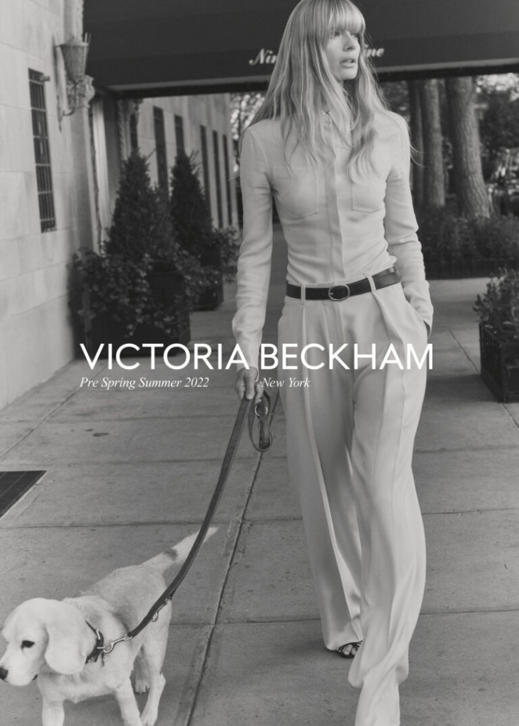 Photographer Benny Horne for Victoria Beckham Pre Spring-Summer 2022 campaign with Julia Stegner-6