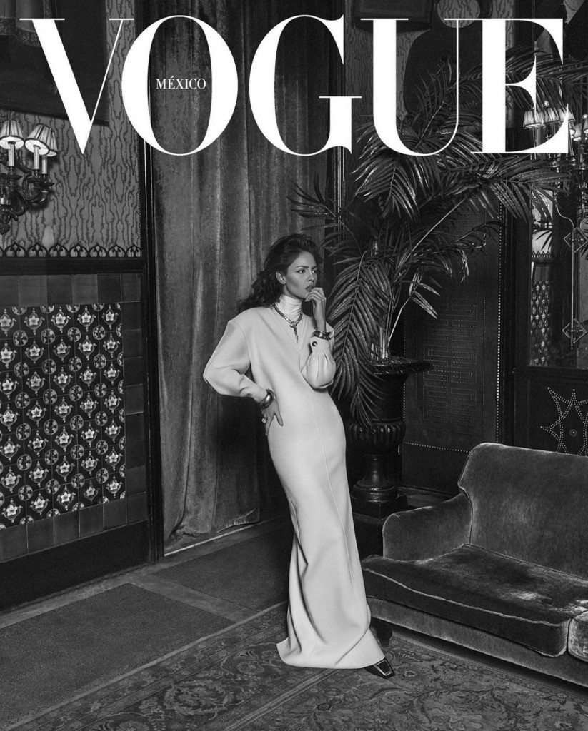 Vogue Mexico Cover with Eiza Gonzalez, photography by Alique and make-up by Fulvia Farolfi-1
