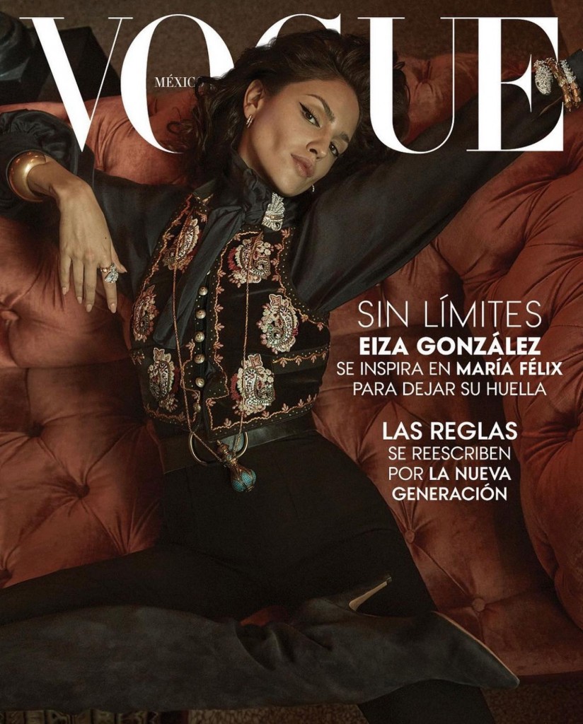 Vogue Mexico Cover with Eiza Gonzalez, photography by Alique and make-up by Fulvia Farolfi-2