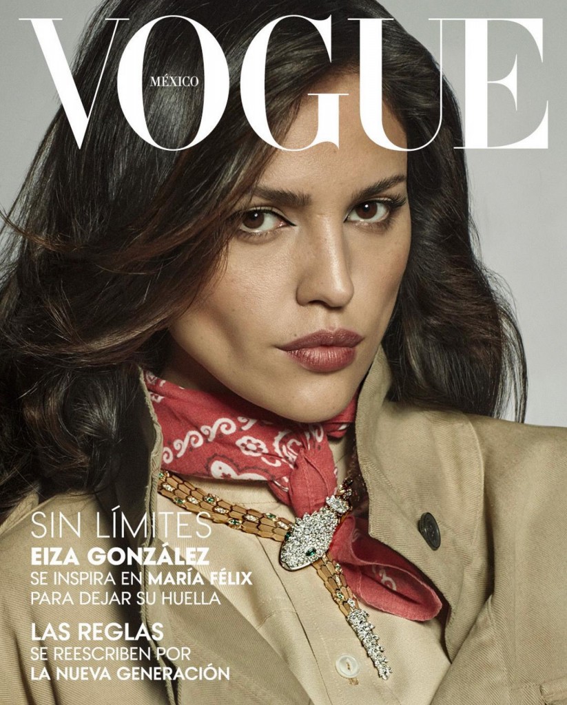 Vogue Mexico Cover with Eiza Gonzalez, photography by Alique and make-up by Fulvia Farolfi-3