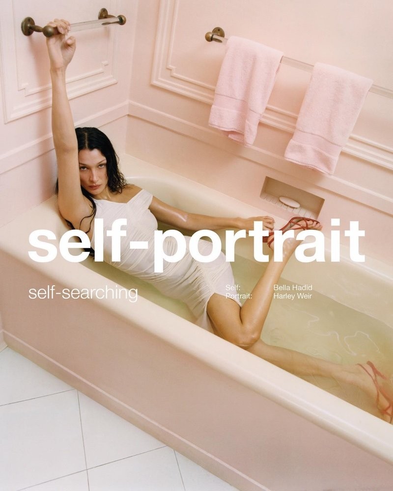 Photographer Harley Weir shot Bella Hadid for Self Portrait SS 2022-2-