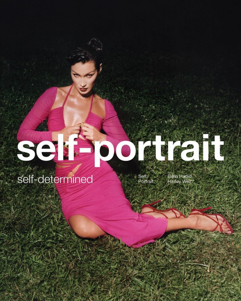 Photographer Harley Weir shot Bella Hadid for Self Portrait SS 2022-5