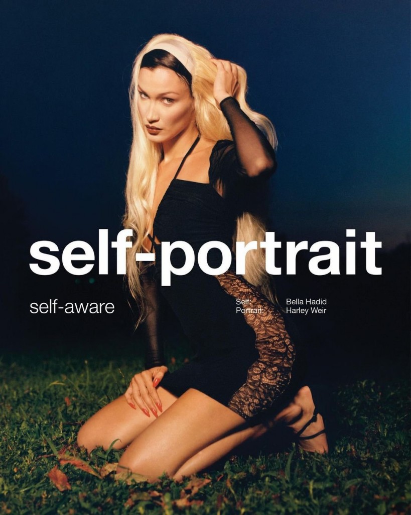 Photographer Harley Weir shot Bella Hadid for Self Portrait SS 2022-6