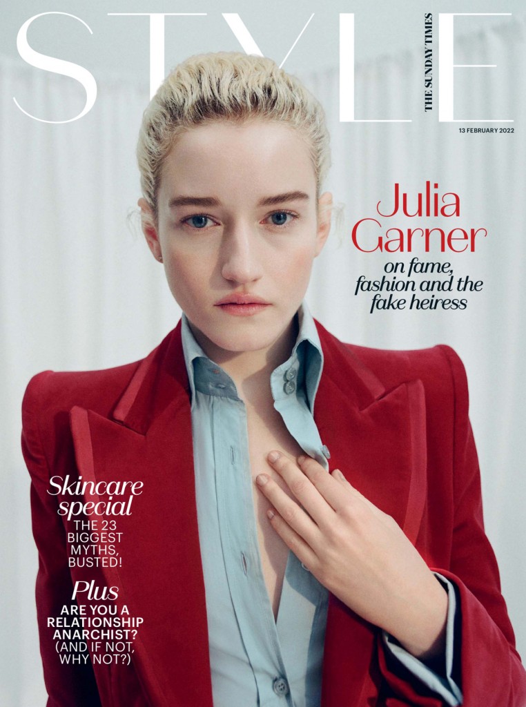 Cover story with Julia Garner for The Sunday Times Style photographed by Olivia Malone-7