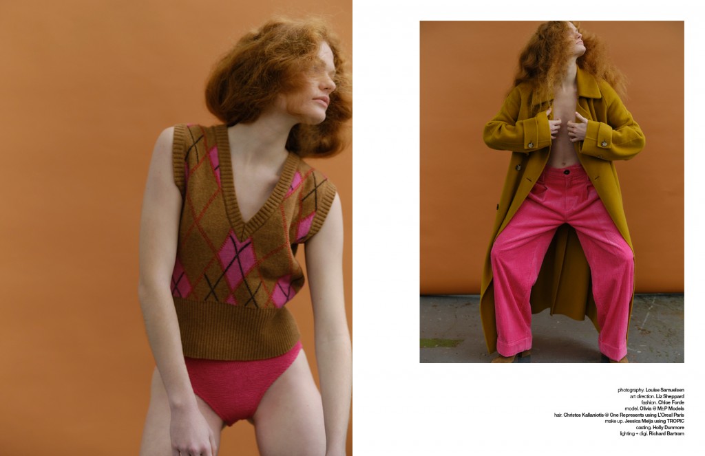 Editorial Power Of Red photographed by Louise Samuelsen for Schön Magazine-6