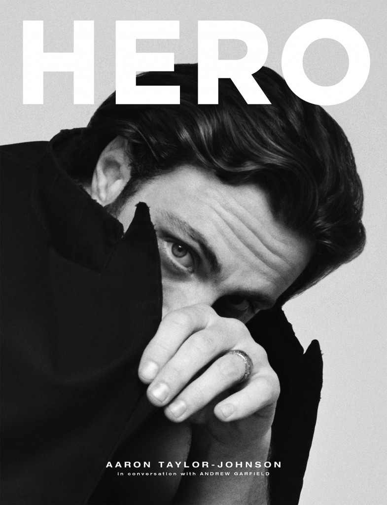 Cover story with actor Aaron Taylor-Johnson photographed by Fabien Kruszelnicki for HERO Magazine-1
