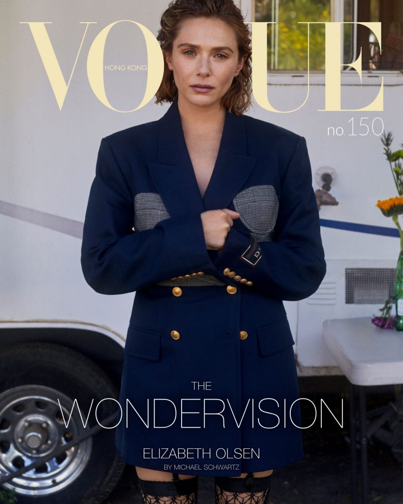 Fashion editorial with Elizabeth Olsen by photographer Michael Schwartz for Vogue Hong Kong-6