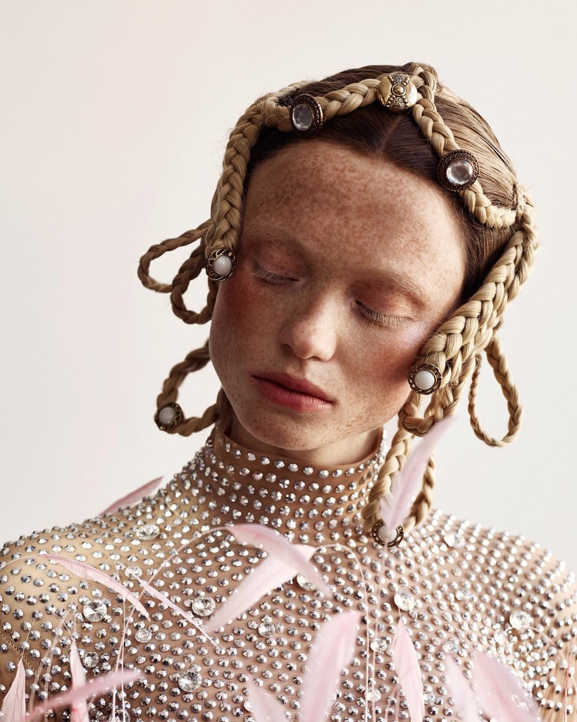 Beauty editorial for Vogue Greece by photographer Kiki Xue-1