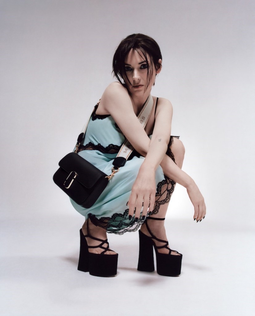 Photographer Harley Weir captured Winona Ryder for Marc Jacobs J Marc Bag 2022 Campaign-2