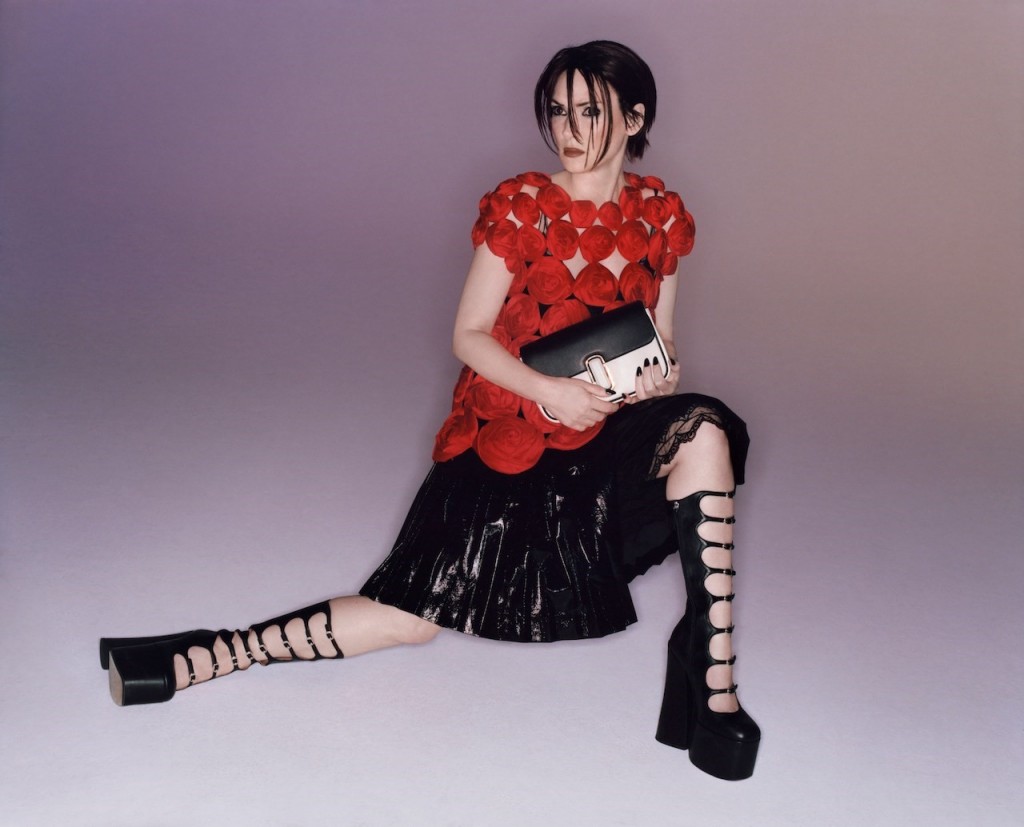 Photographer Harley Weir captured Winona Ryder for Marc Jacobs J Marc Bag 2022 Campaign-4
