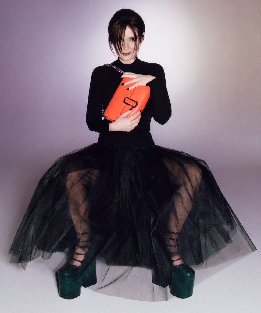 Photographer Harley Weir captured Winona Ryder for Marc Jacobs J Marc Bag 2022 Campaign-6