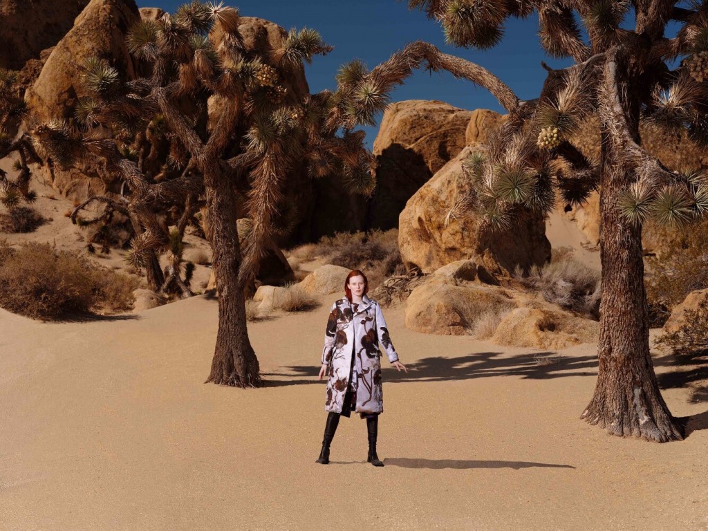 Karen Elson for the JNBY FW 22 Campaign photographed by Synchrodogs-6