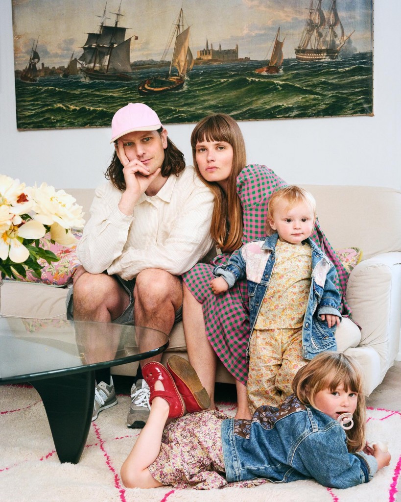 It’s a family affair – Caroline Brasch and her family for the Eurowoman August 2022 Issue shot by Sascha Oda