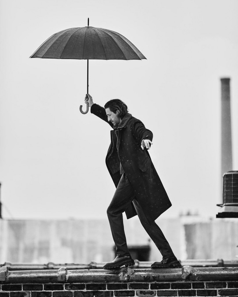 Cover story with Adrien Brody for Style Magazine Italy shot by Billy Kidd-4
