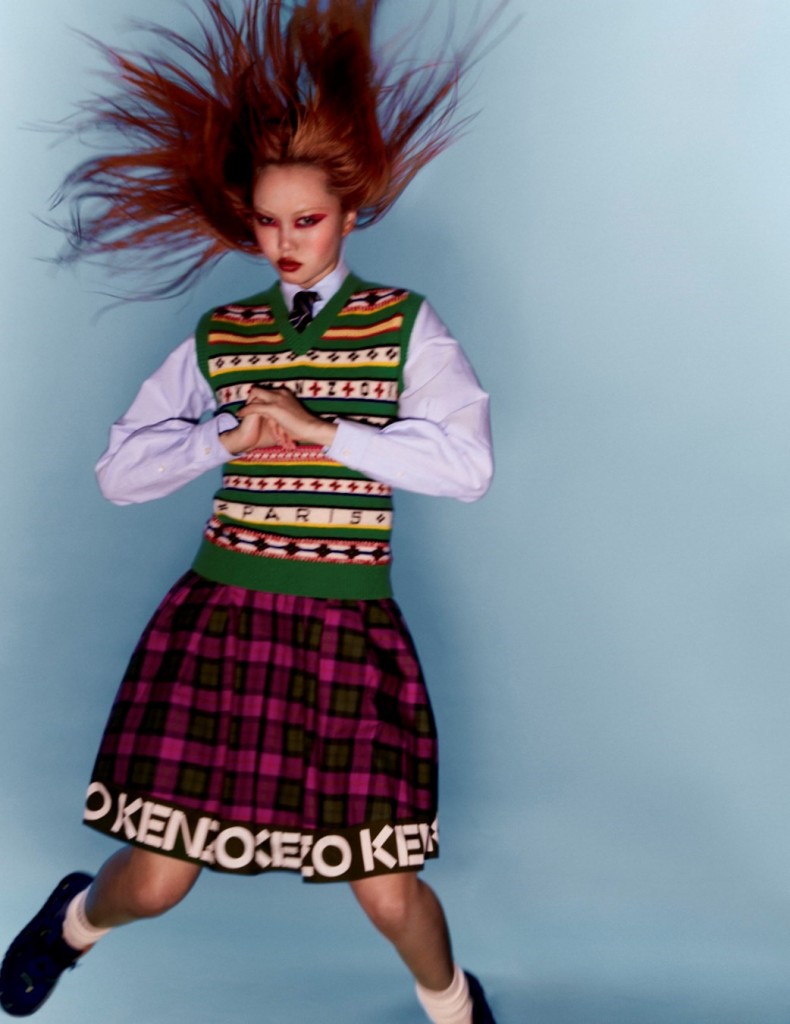 Blown away! Kenzo collection photographed by Carlijn Jacobs for Dazed Magazine-2