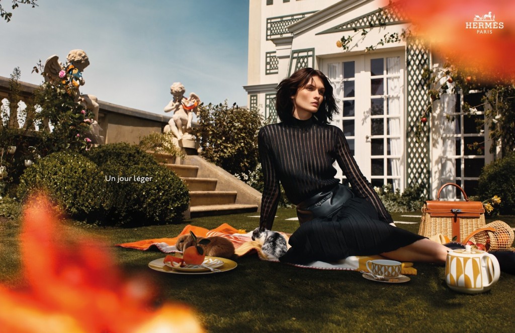 Arnaud Lajeunie shoots FW22 campaign for Hermes-1