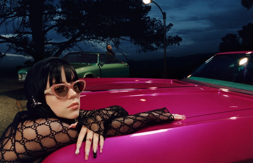 Billie Eilish in Gucci Eyewear Campaign photographed by Harley Weir-4