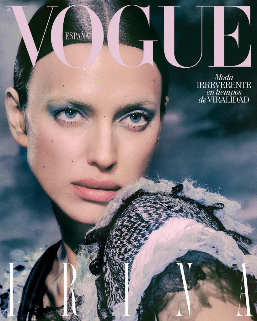 Covers story with Irina Shayk for Vogue Spain photographed by Elizaveta Porodina-7
