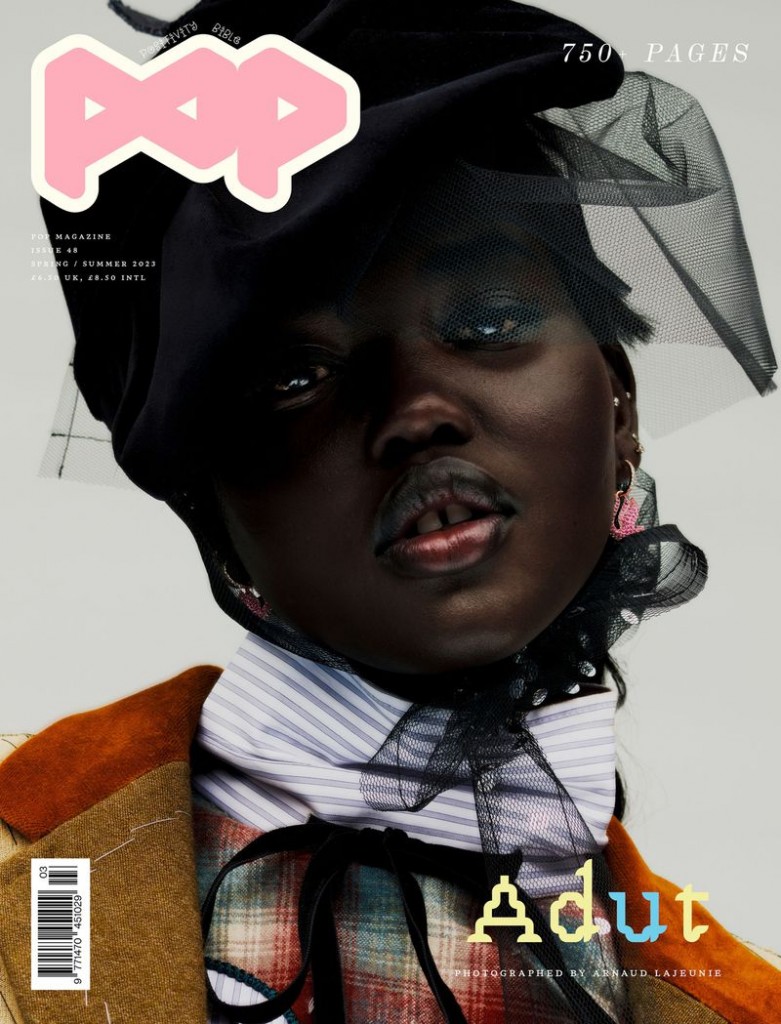 Cover for Pop Magazine #48 Spring:Summer 2023 photographed by Arnaud Lajeunie
