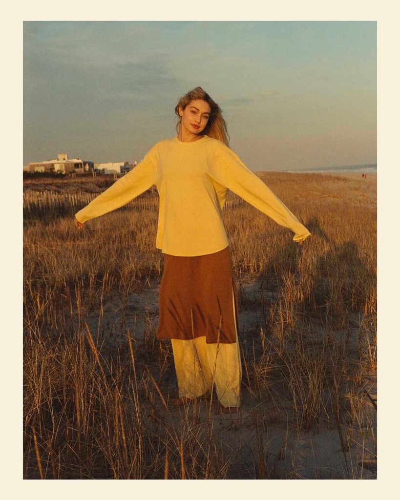 Gigi Hadid for the Guest In Residence Spring:Summer 2023 collection, photographed by Quentin De Briey-2