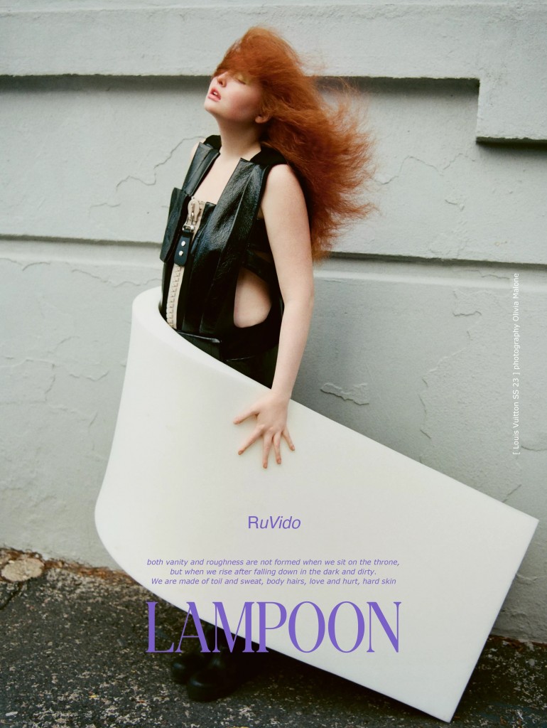Lampoon Magazine Spring 2023 the »RuVido« Issue shot by Olivia Malone