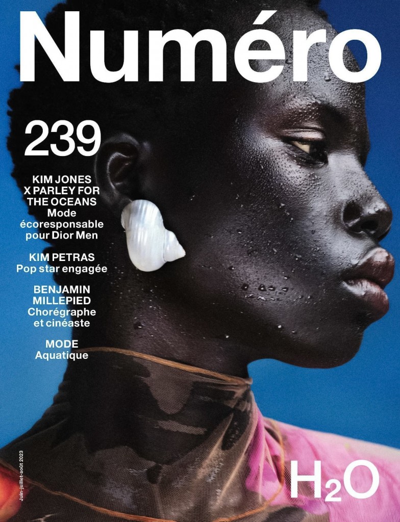 Fashion editorial »Le Grand Bleu« photographed by Txema Yeste for Numéro Summer 2023-1
