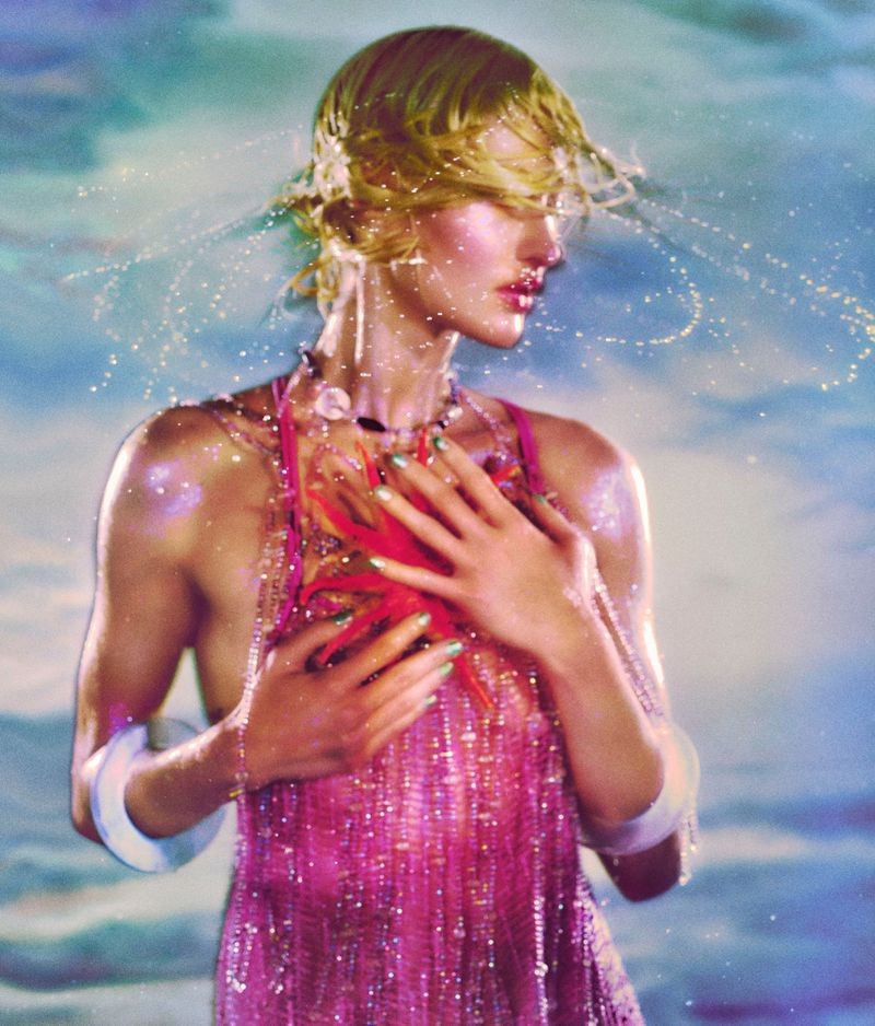 The Mermaid – Cover story for Vogue España photographed by Elizaveta Porodina-3