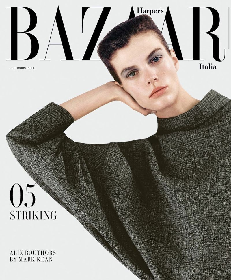 Cover and editorial for Harper's Bazaar Italia shot by Mark Kean-1