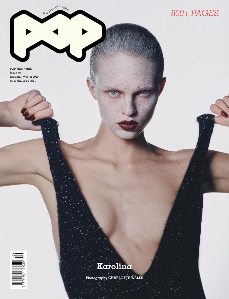 Pop Magazine cover with Karolina Spakowski by Charlotte Wales-1