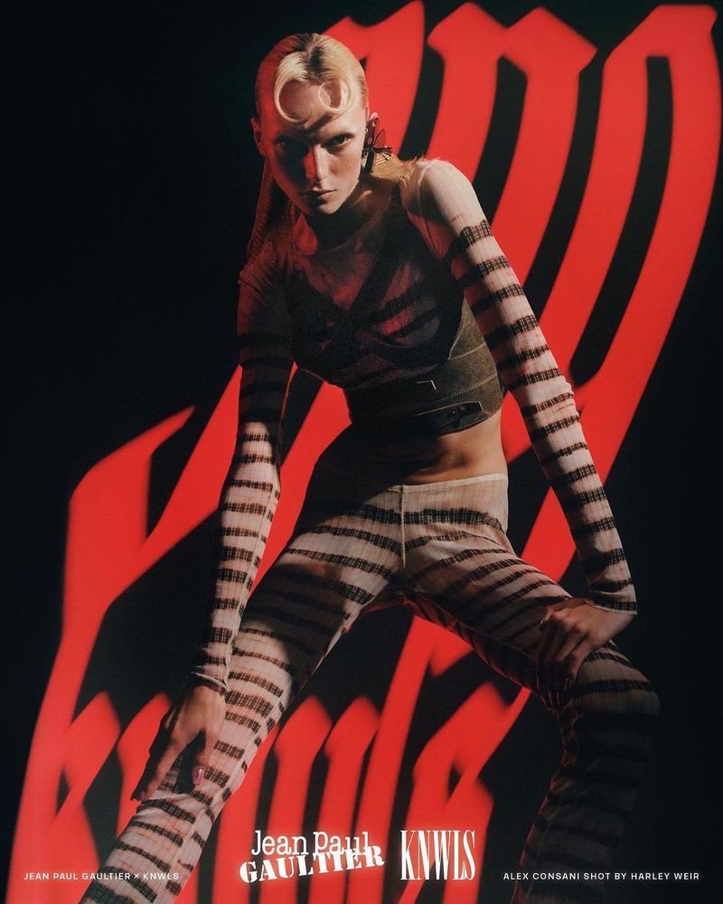 Jean Paul Gaultier x KNWLS 2023 Campaign shot by Harley Weir-2