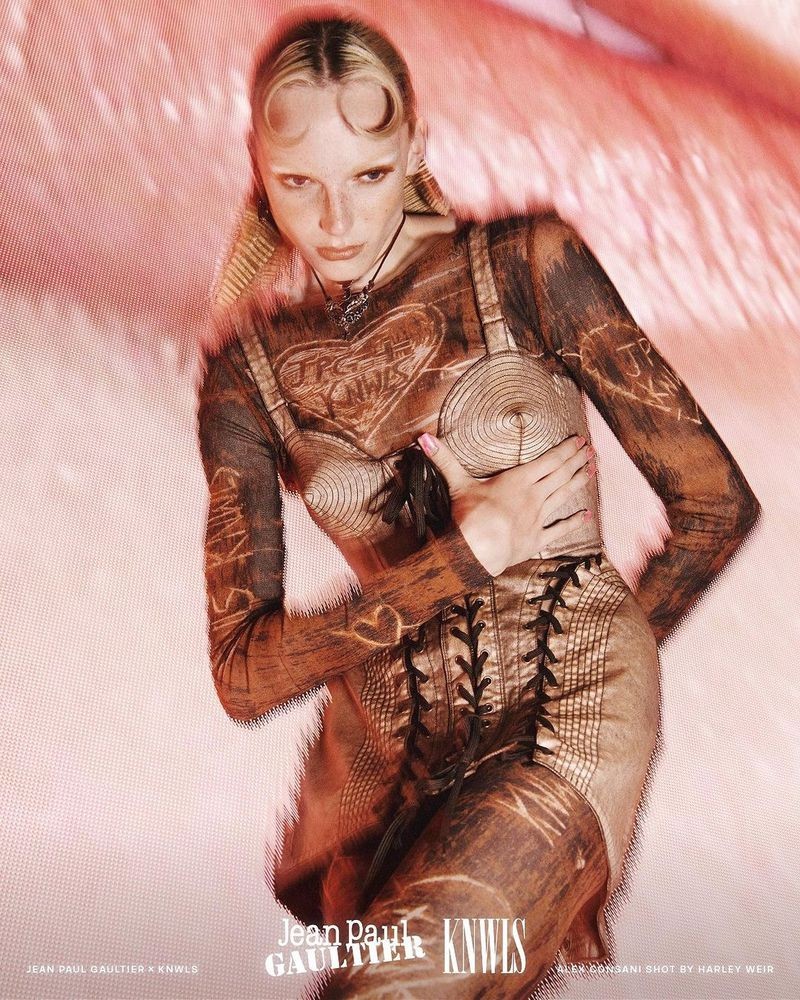 Jean Paul Gaultier x KNWLS 2023 Campaign shot by Harley Weir-3