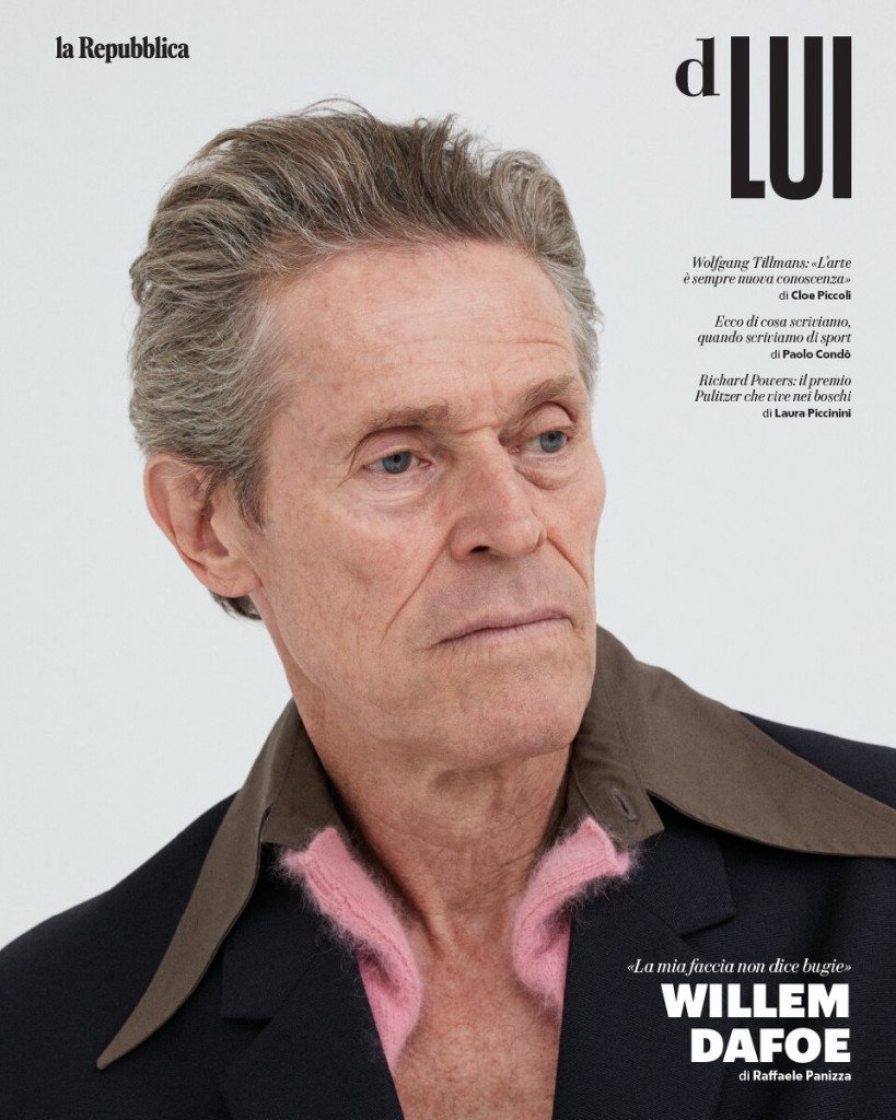 Portraits of Willem Dafoe for La Repubblica, photographed by Alessio Bolzoni-1