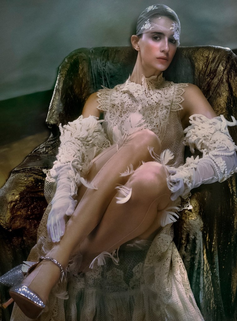 Vogue Italia January 2024 cover and editorial with Benedetta Porcaroli shot by Elizaveta Porodina-5