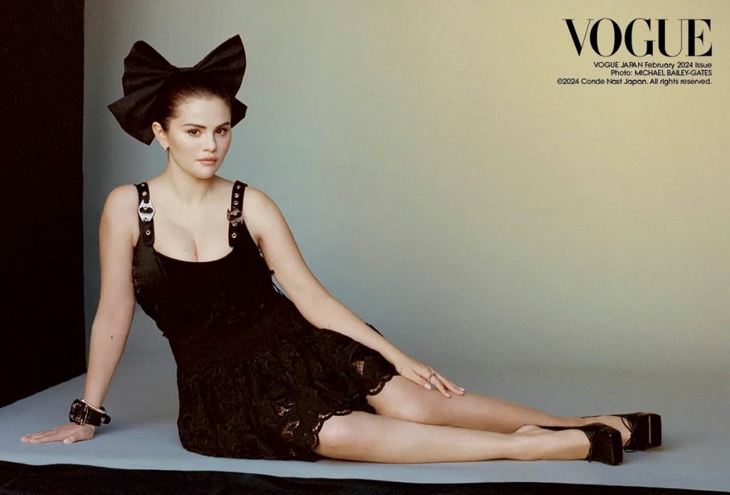Michael Bailey-Gates shoots Selena Gomez for Vogue Japan-6