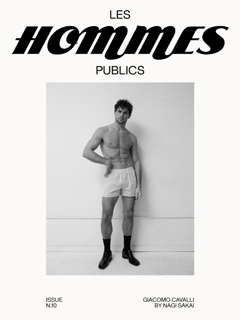 Les Hommes Publics Issue No.10 Fet. Giacomo Cavalli Cover Story by Nagi Sakai-1